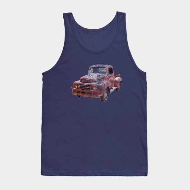 Vintage red Ford pickup truck Tank Top by TheAllGoodCompany